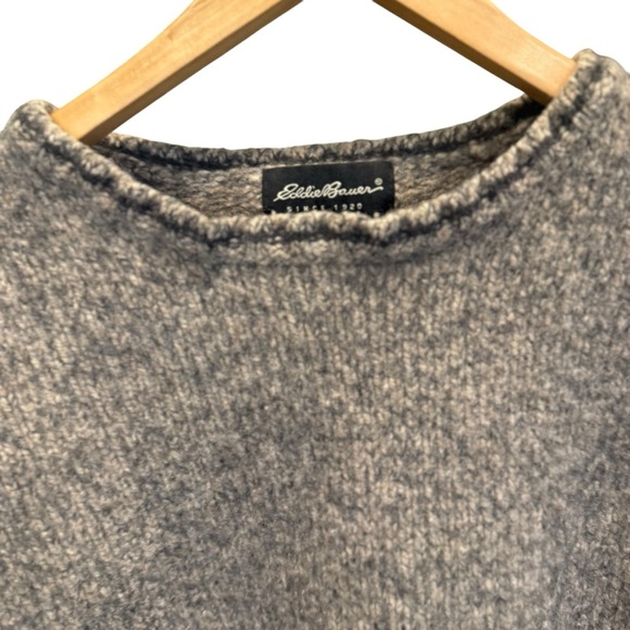 Vintage Eddie Bauer men's Wool Chunky grandpa sweater Size XL Heavy Knit - Picture 6 of 11